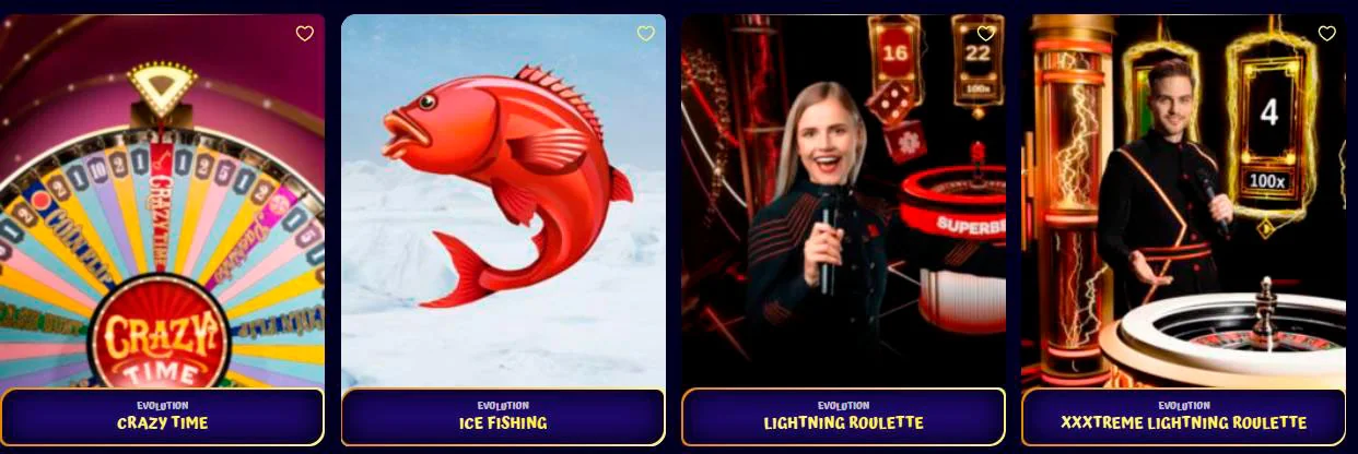 Live Casino Games: Lightning Roulette, Baccarat, Blackjack
